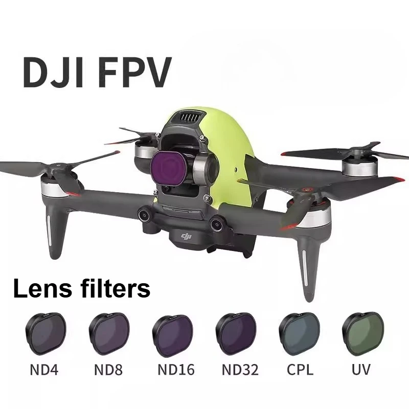 UV Protective/ND Neutral Density/CPL Polarizing Filter Gimbal Camera Lens Filters for DJI FPV Racing Drone Aerial Photography