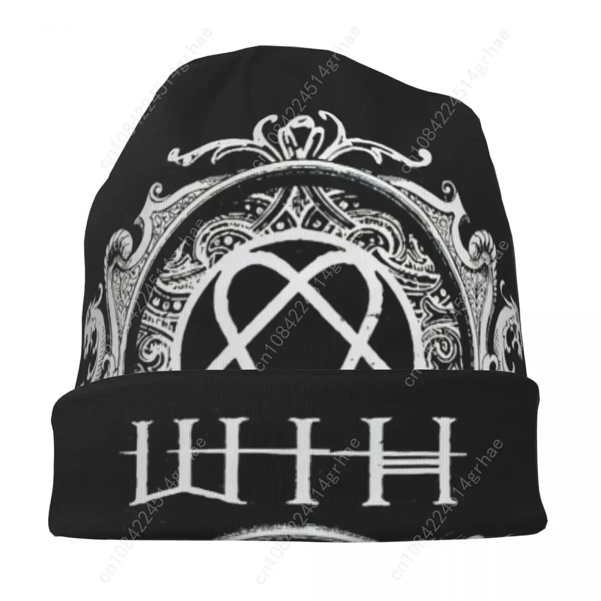HIM BAND Bonnet Hats Goth Outdoor Skullies Beanies Hat for Men Women Warm Dual-use Caps