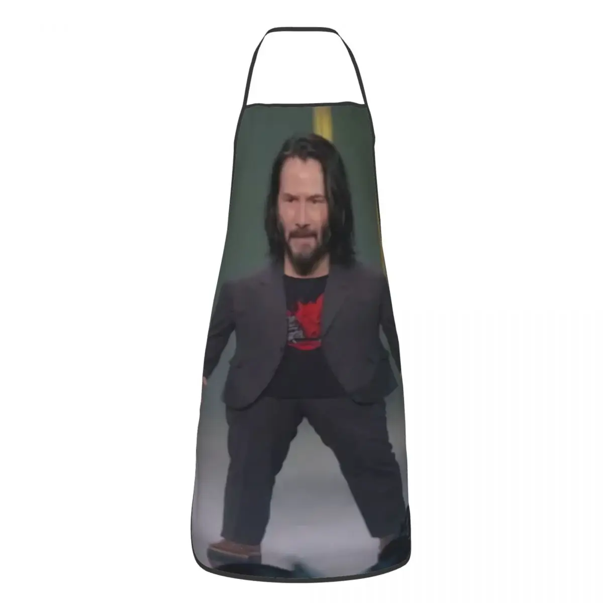 Mine Keanu Reeves Apron Women Men Unisex Bib Kitchen Cooking Tablier Cuisine Chef Painting