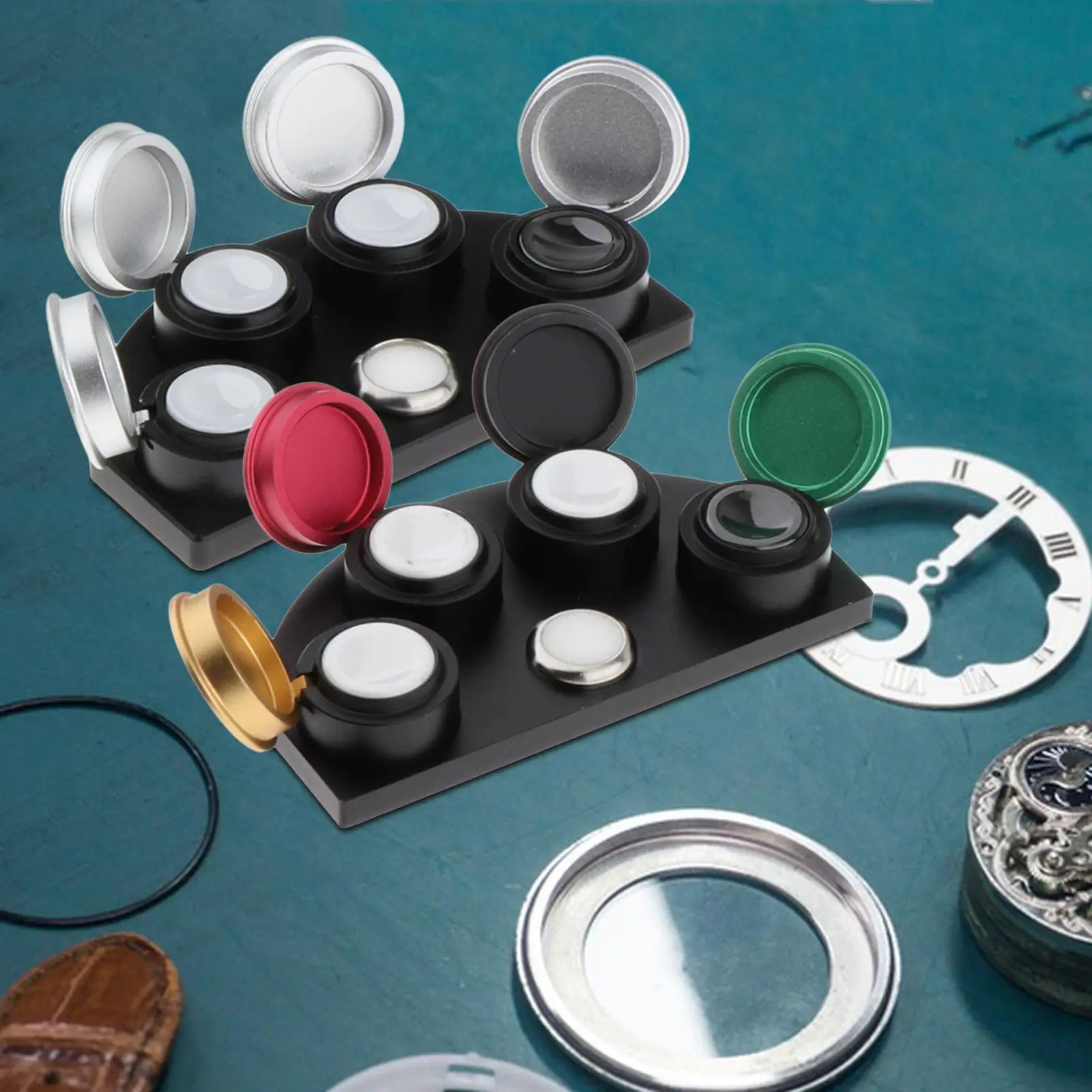 Oil Cup Stand 4 Dish Reusable Repair Tool for Amateurs Repairing Watchmakers image 4