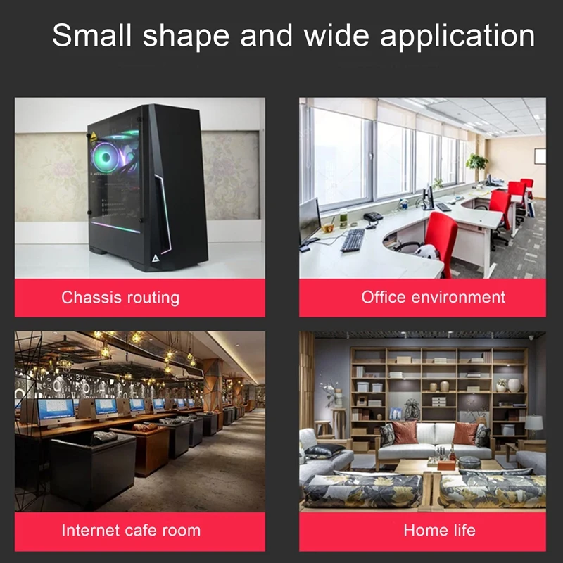 A47U 100 Stück selbstklebende Kabelbinder-Montage-Basishalter 20 x 20 x 6 mm