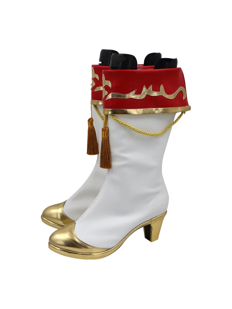 Pretty Derby Kitasan Preto Cosplay Sapatos Botas Halloween Anime Cosplay Sapatos