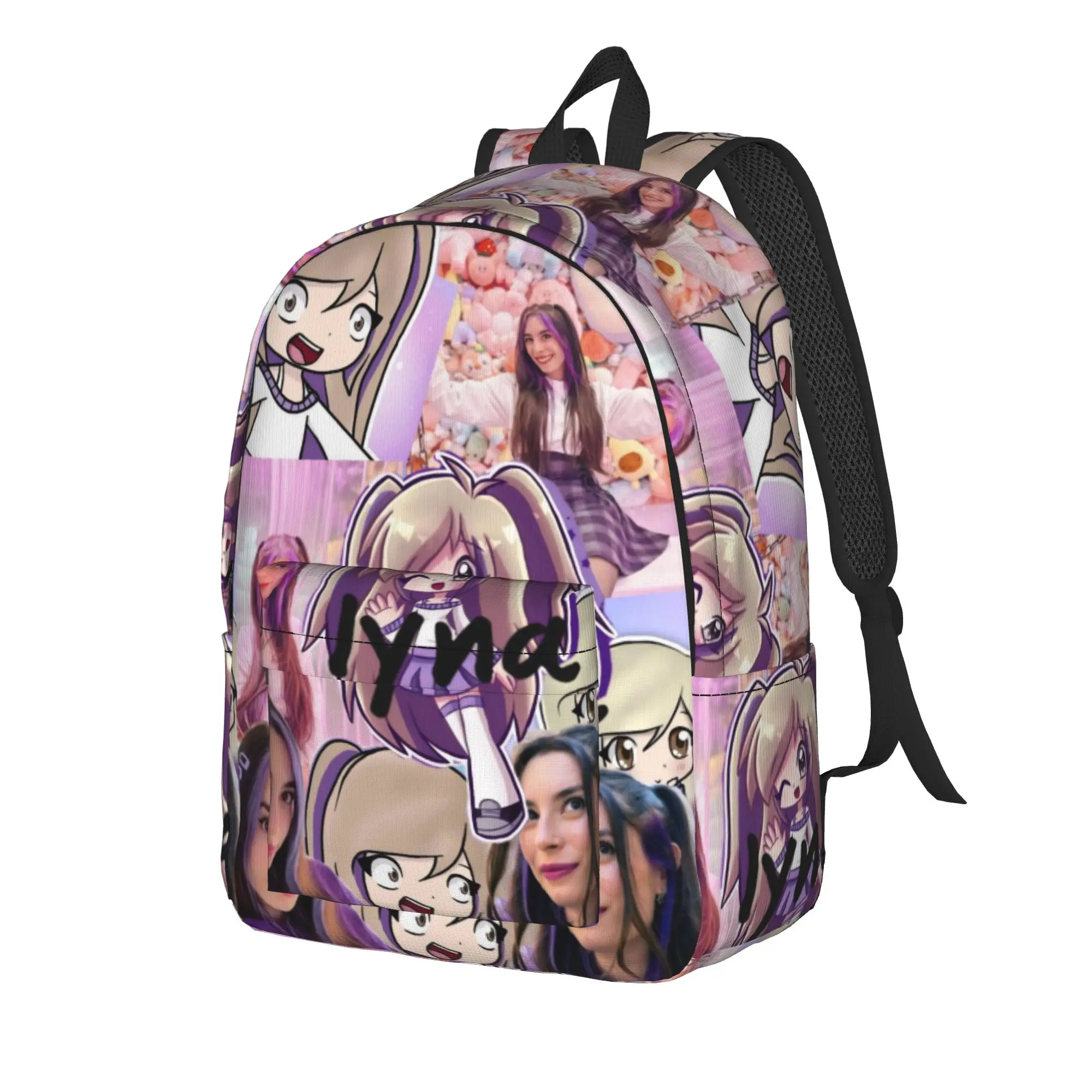 Lyna Vallejos Gamer Backpack for Men Women Cool High School Work Daypack  College Shoulder Bag Outdoor