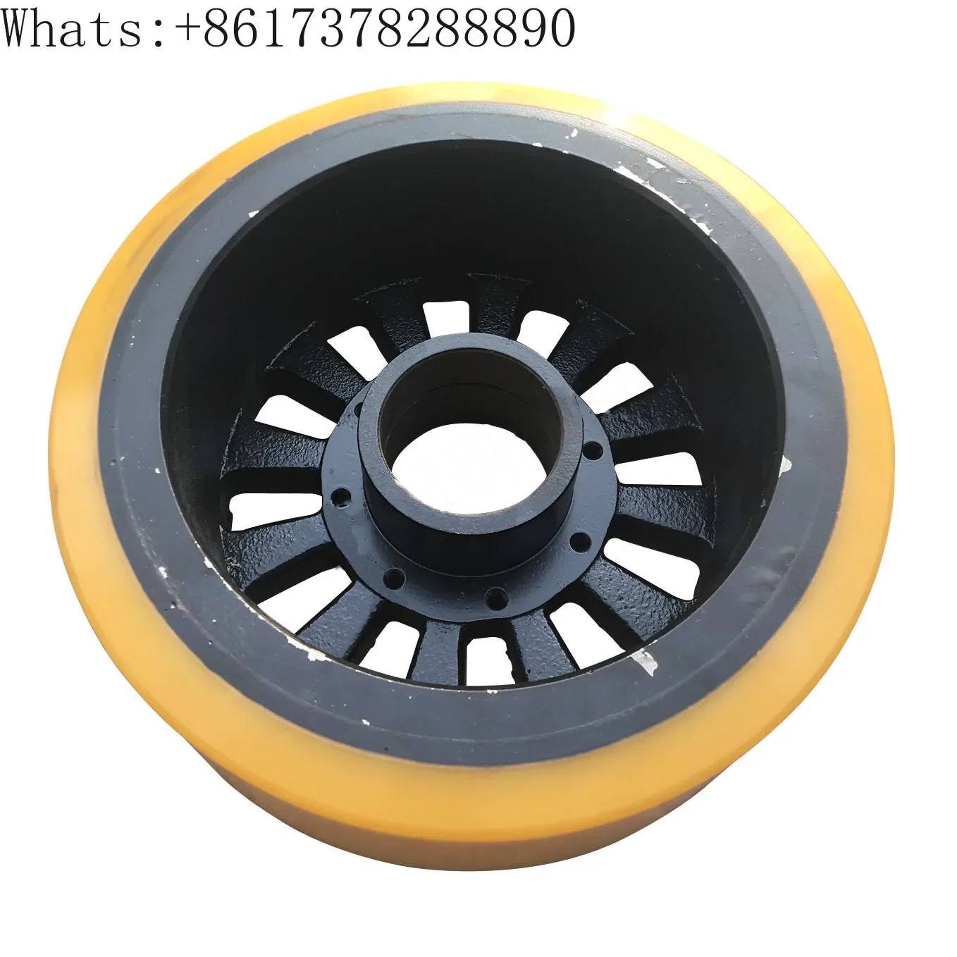 Electric forklift tire force CQD20 forward forklift stacker front wheel bearing wheel 343*108 bearing wheel