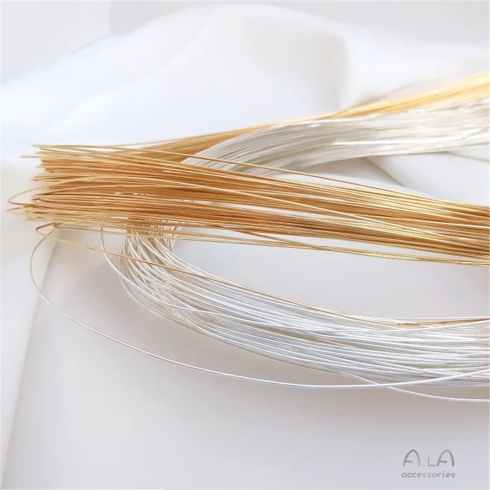 

14K Gold Plated soft wire not peeling gold wire manual winding diy first jewelry