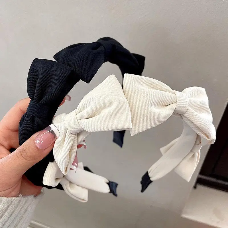 

HUA HUA New Fashion Headband For Women Bowknot Headwear Casual Hairband Hoop Party Travel Hair Accessories