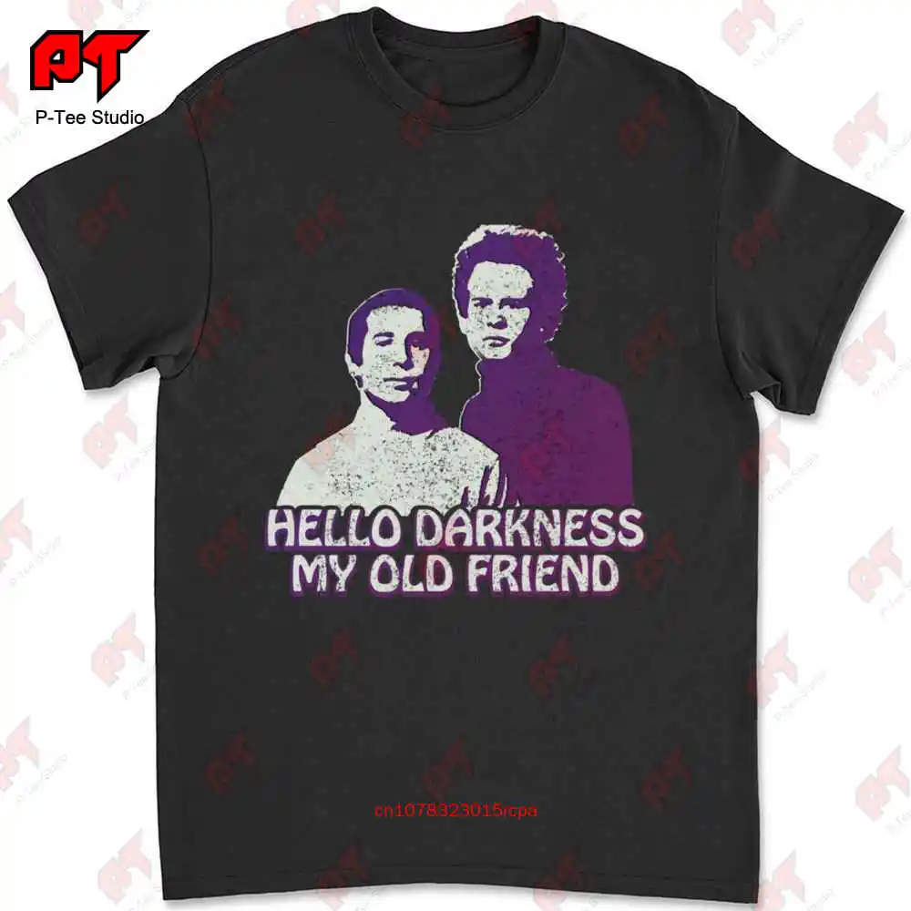 Sounds Of Silence Simon & Garfunkel T-shirt J1A5