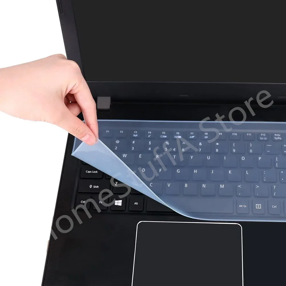 Universal Laptop Keyboard Skin Film Cover Waterproof Dustproof Silicone Keyboard Protective for Chromebook Notebook 12-17