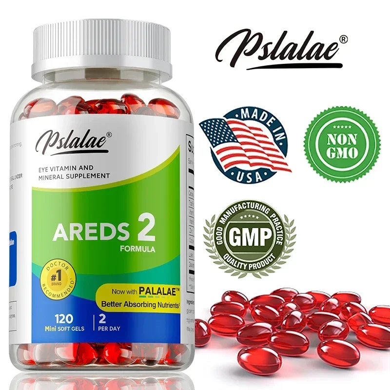 

AREDS 2 Eyes - Eye Health Supplement & Eye Vitamins for Eyestrain, Dry Eyes & Vision Health