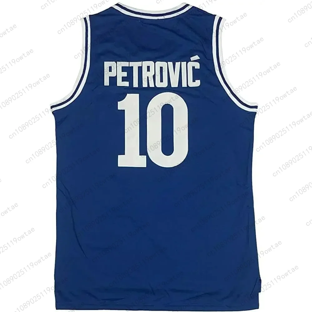 2024-25 Girls Top Children Vest Student Male T Shirt Kids Men TeeDrazen Petrovic Basketball Jersey  Boys Clothes Training Team 1