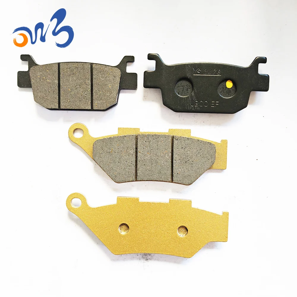 Motorcycle Front Rear Brake Pads For QJMOTOR SRK 350 SRK350 QJ350-13 QJ350GS-F Single-disc version