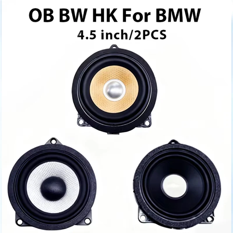 Car Midrange Speaker For BMW F30 F20 F31 F34 G30 G01 X1 X2 X3 X5 G05 1 2 3 4 5 Series 4.5Inch Door Loudspeaker Audio Horn