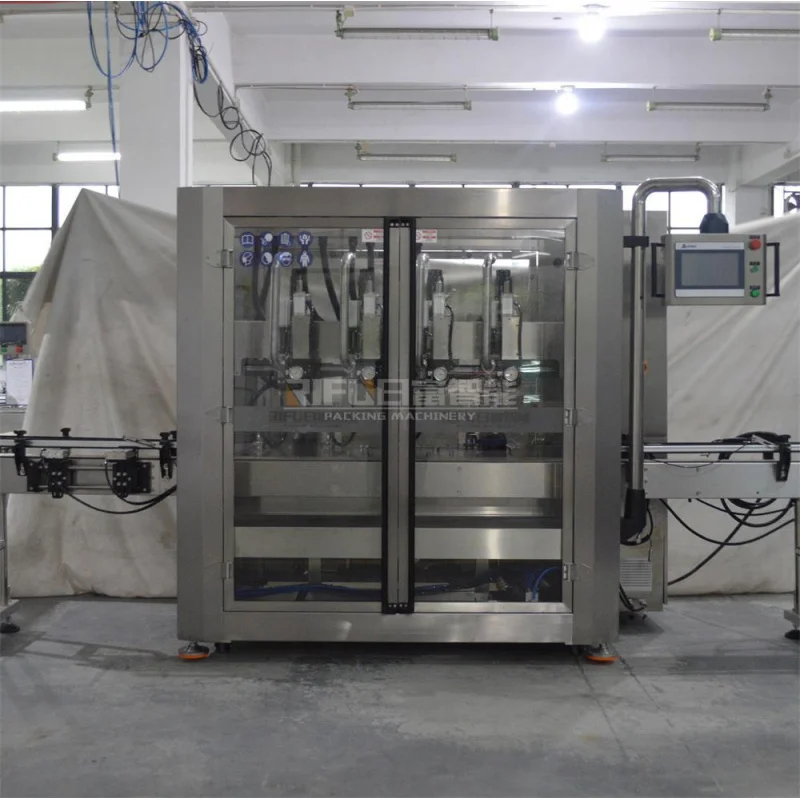 For Sea Shipping, Customized Large Capacity Laundry Detergent and Dishwashing Liquid Tracking Filling Machine, High-Speed Four-H