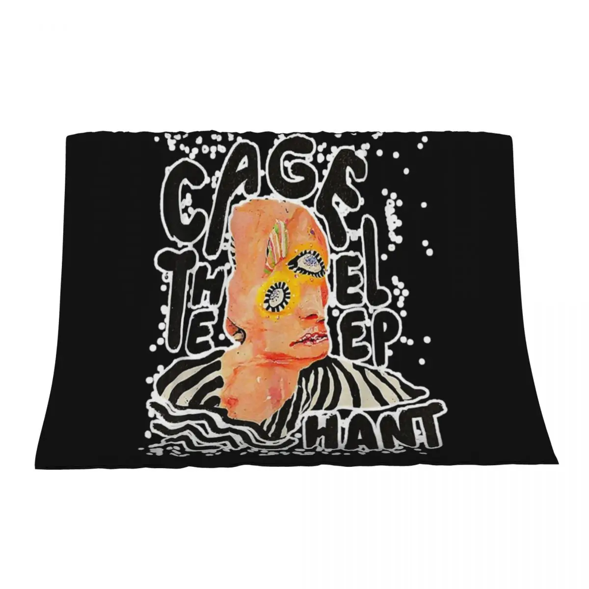 

Retro Cages Distresseds The Elephant Throw Blanket sofa bed Soft Big Stuffeds Decorative Sofa Blankets