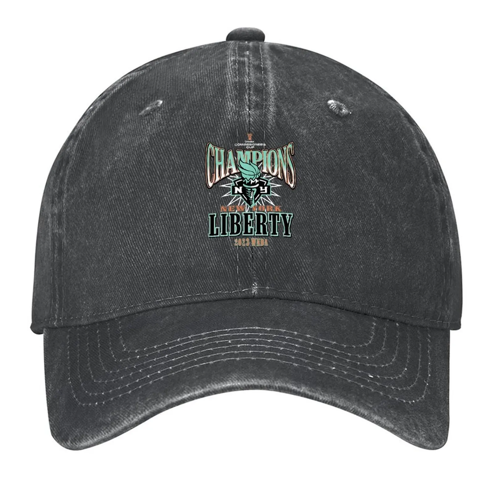 

New York Liberty Commissioner's Cup Champions Leaderboard Baseball Cap Sun Hat For Children Rugby Mens Women's