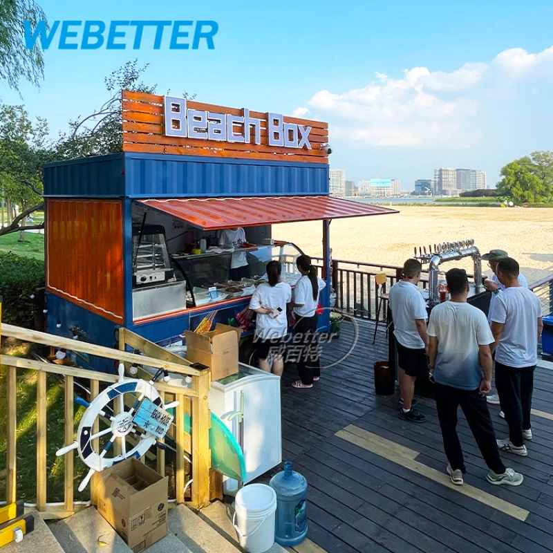 custom.WEBETTER Imbisswagen Foodtruck Customized Mobile Fast Food Cart Wood Fire Pizza Food Truck Concession Trailer Sale