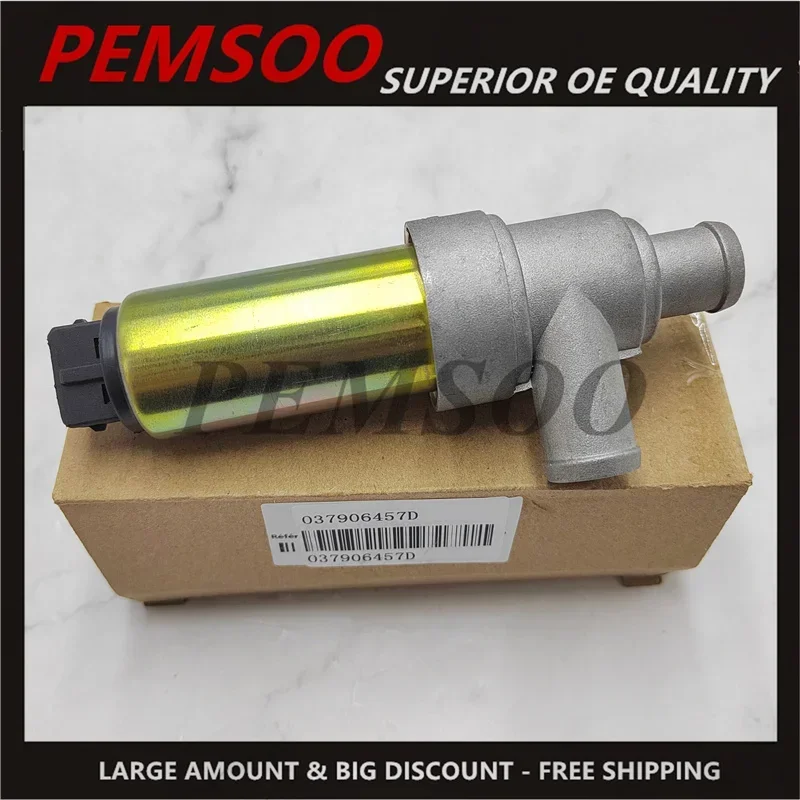 1PCS Fuel Injection Idle Air Control Valve IACV For VW Corrado Golf Jetta Passat Audi 80 Seat Ibiza 037906457D 037906457C