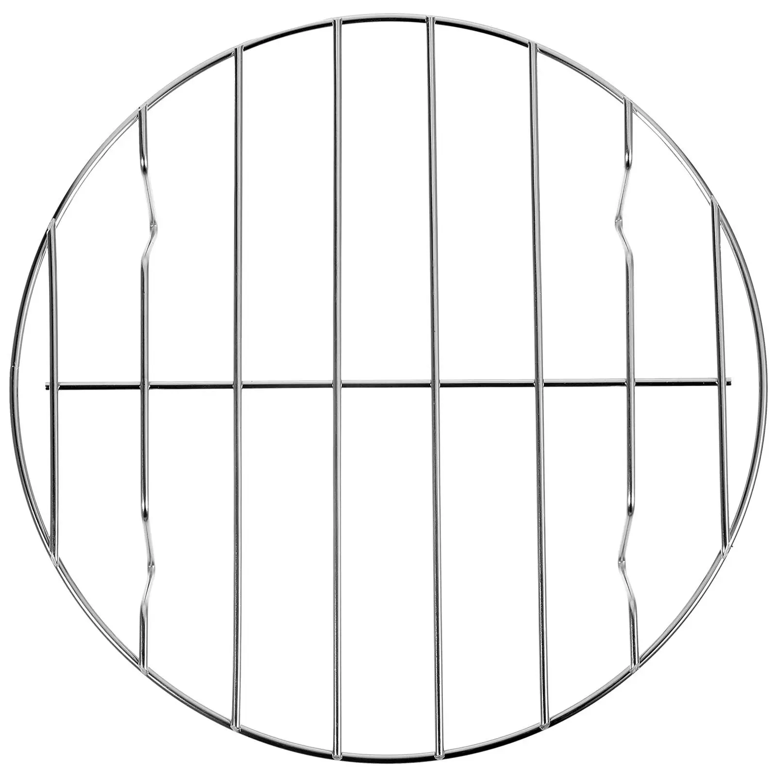 

Stainless Steel Round Grill Rack 20cm for BBQ Grilling Burgers Steaks Seafood Vegetable Fish Meat Shrimp Kitchen Barbecue Tools