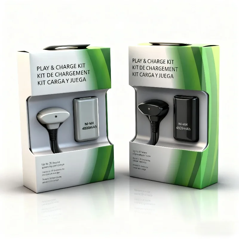 

Rechargeable Battery with Charging Cable for Xbox 360 Wireless Game Controller Replacement 4800mAh Battery Gamepad