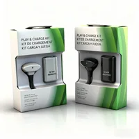 Batería recargable con Cable de carga para mando de juego inalámbrico Xbox 360, repuesto de batería de 4800mAh para mando