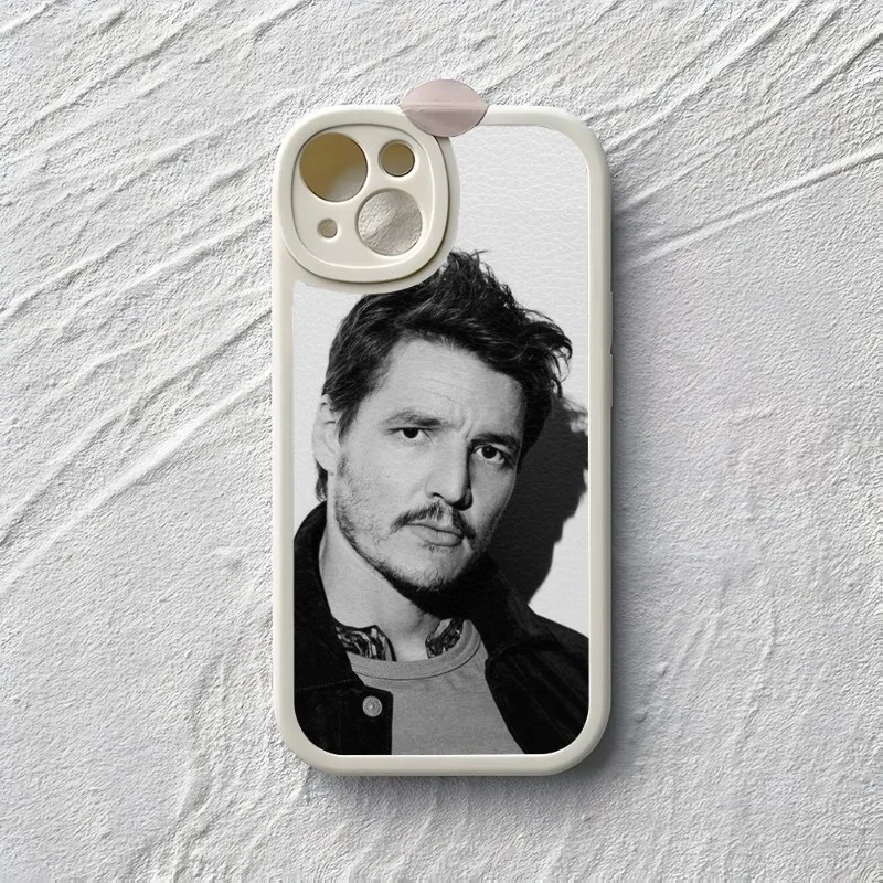 Pedro Pascal Collage Pics Phone Case For Iphone 15 14 13 Pro Max 12 11 Mini X Xr Xs 7 8 Puls Lambskin Silicone Cover