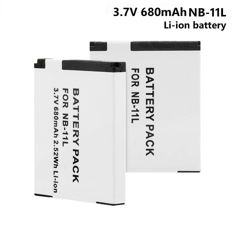 10PCS 680mAh NB-11L NB-11LH Battery for Canon PowerShot A2400 A2500 A2600 A3400 A3500 A4000 IS ELPH 320 340 350 HS IXUS 265