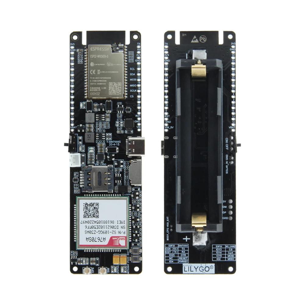 ESP32-WROVER-B SIMCOM A7670SA LTE Cat1 module with LTE 4G FPC GPS antenna for South America New Zealand Australia