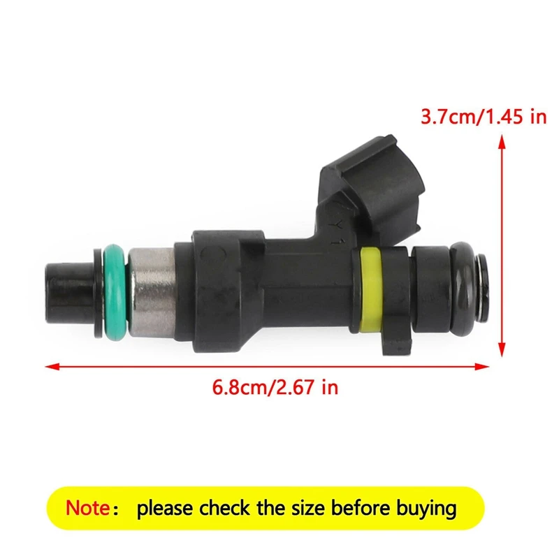 1Pcs Automotive Fuel Injector For Nissan NV Sentra 2.0 Cube Versa 1.8L 2007-2011 Part Number:16600-EN200 FBY2850