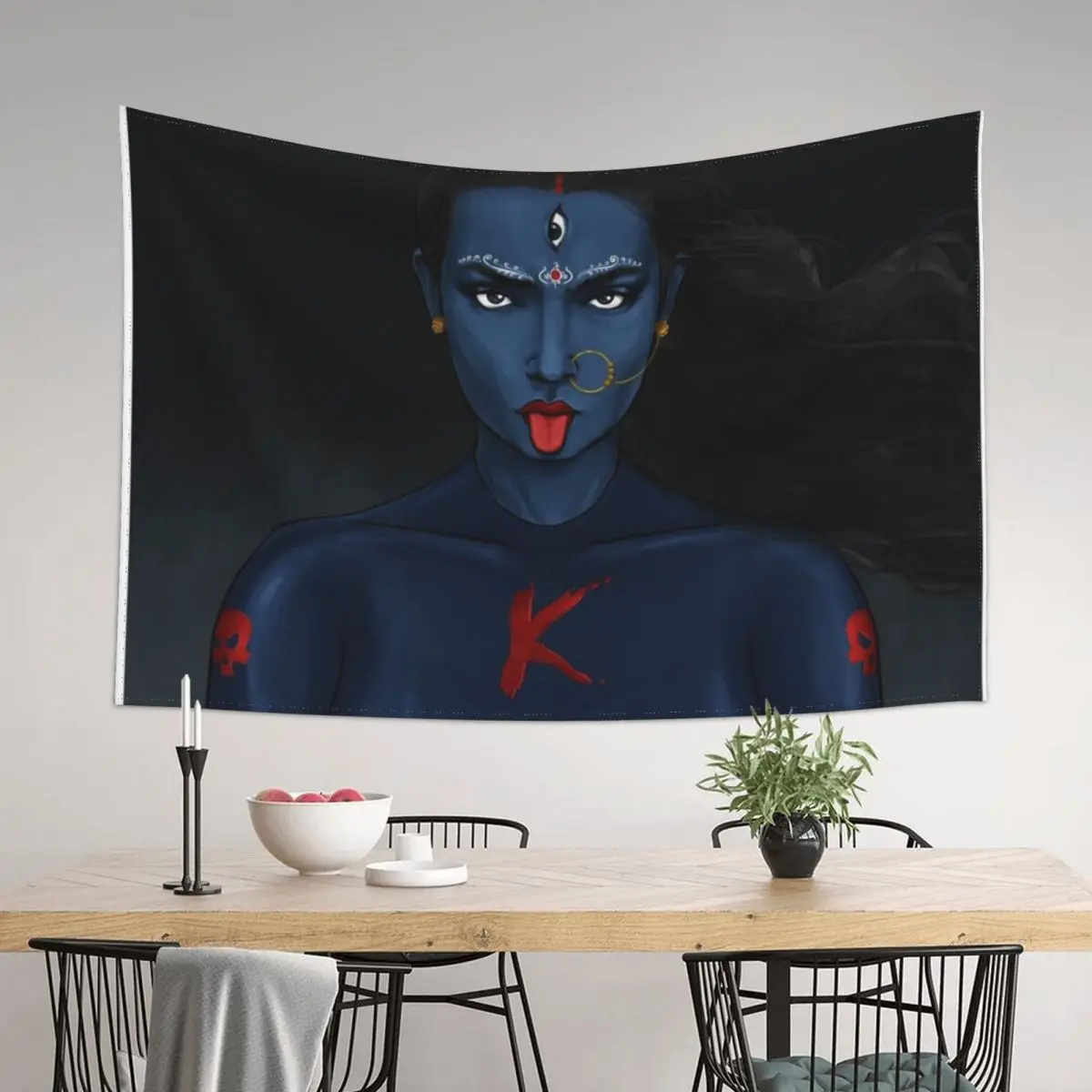 

Ma kali Tapestry Decoration Home Room Decoration Accessories Decoration Bedroom Tapestry