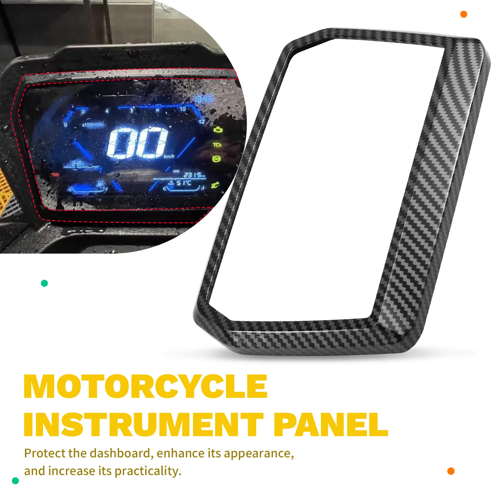 A85E-For Loncin VOGE SR250GT Motorcycle Scratch Cluster Protection Instrument Cover For VOGE SR250GT Motorcycle Accessories