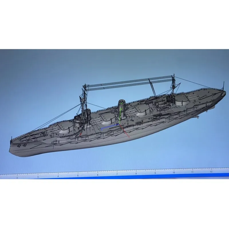 1/700 Imperator Nikolai I Soviet Special Premium Tier IV Battleship 3D Printed Toy Models Toy Model Home Assembled Model Hobby