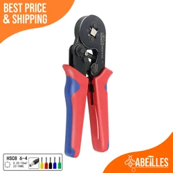 HSC8 6-6 Wire-End Ferrule Crimping Plier Size: 0.25-6mm2