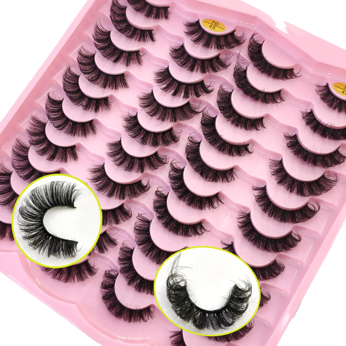 New 20 pairs natural long 3D m - огляд і ціна Eyelash Extension Full Set