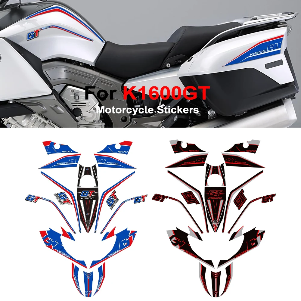 Untuk BMW K1600GT K1600 K 1600 GT pelindung tangki sepeda motor penutup Fairing Fende stiker bagasi pelindung stiker