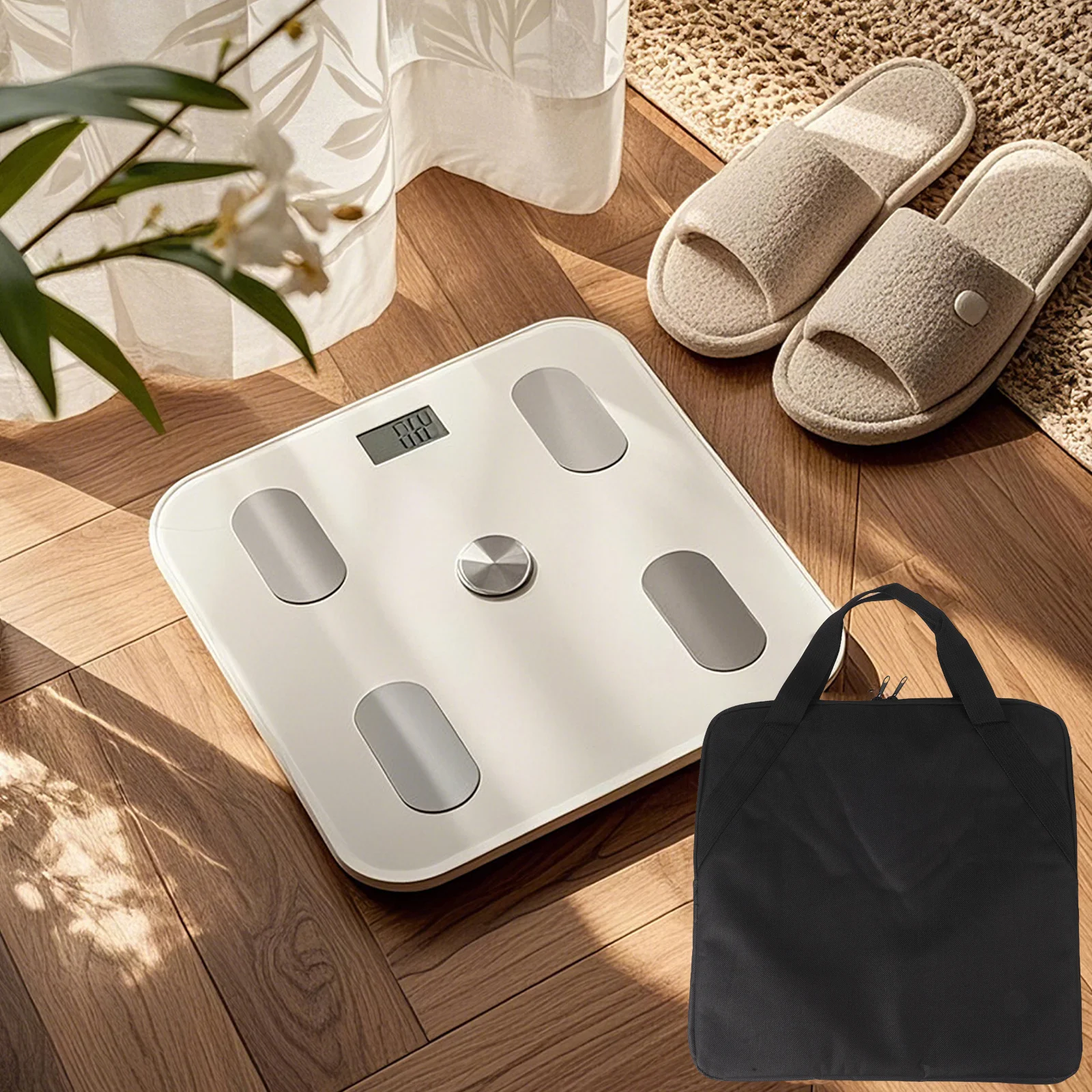 

Compact Digital Scale Holder Case Body Weight Scale Holder Digital Scale Case Compact Design For Travel Gym Use