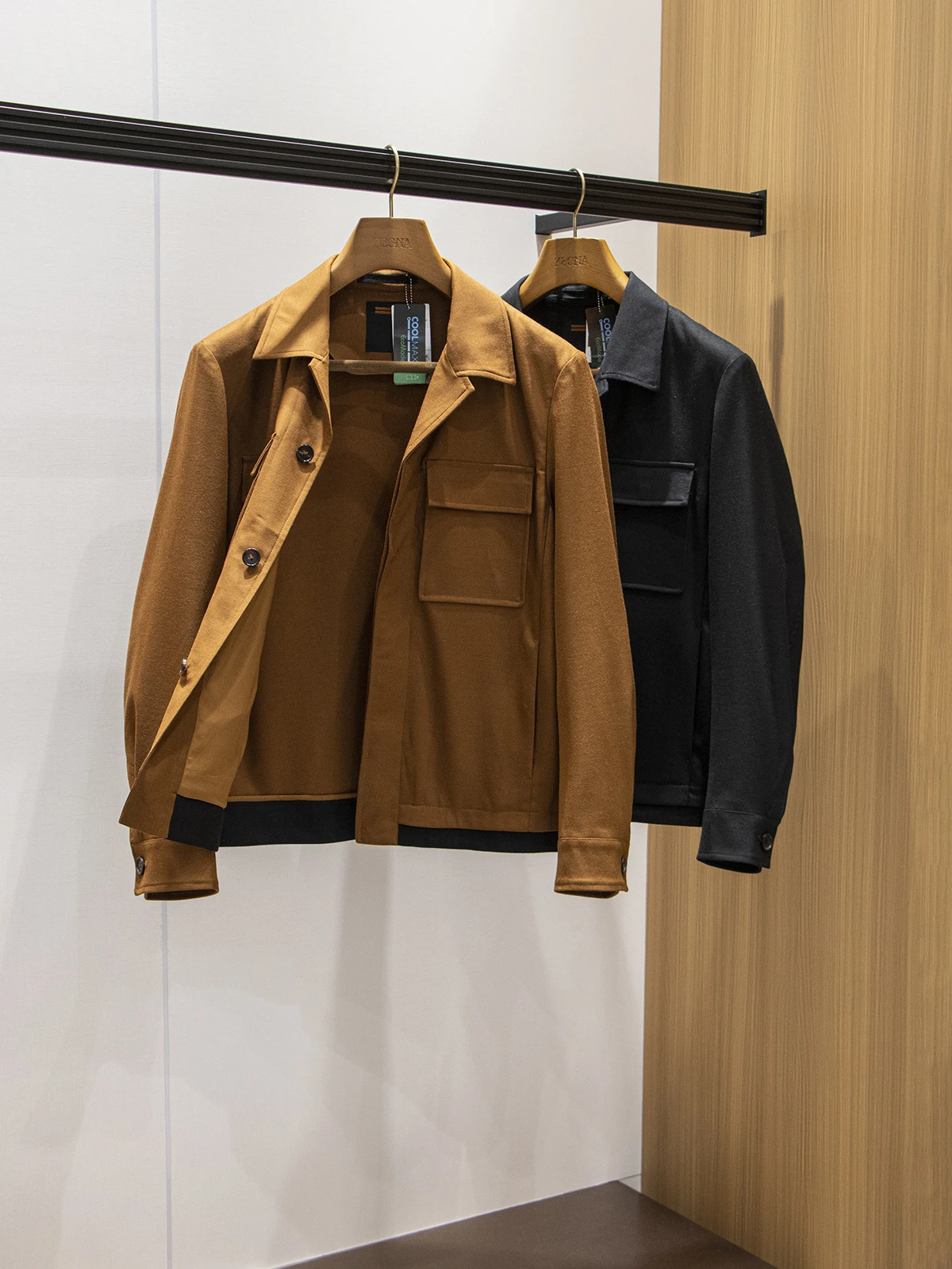 

Heavy Machine Washable Ultra Fine Wool Spring Thin Shirt Casual Lapel Jacket