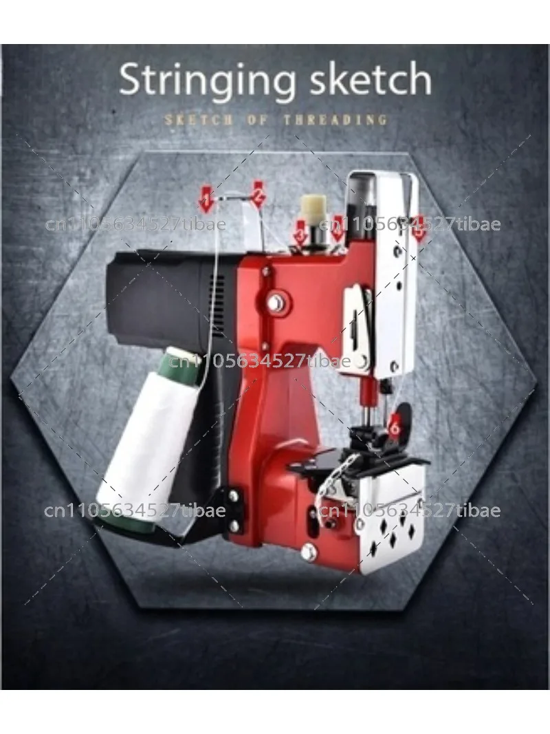 Heavy Duty Leather & Canvas Stitcher, Industrial Sewing Machine for 6mm Thick Material, Workshop & Repair