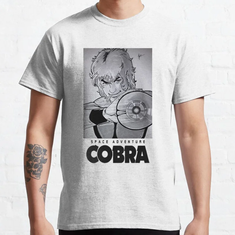 

0321 Cobra The Space Pirate Psychogun Kobura Adventure gift t shirt 100% cotton Printed Graphic tee Y2K clothes All size Tops