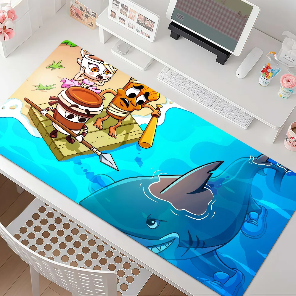 ITALlAN B-brainrot Creative A-animal Mouse Pad Anti Slip Rubber Edge Locked Thickened Laptop Gaming Desk Mat