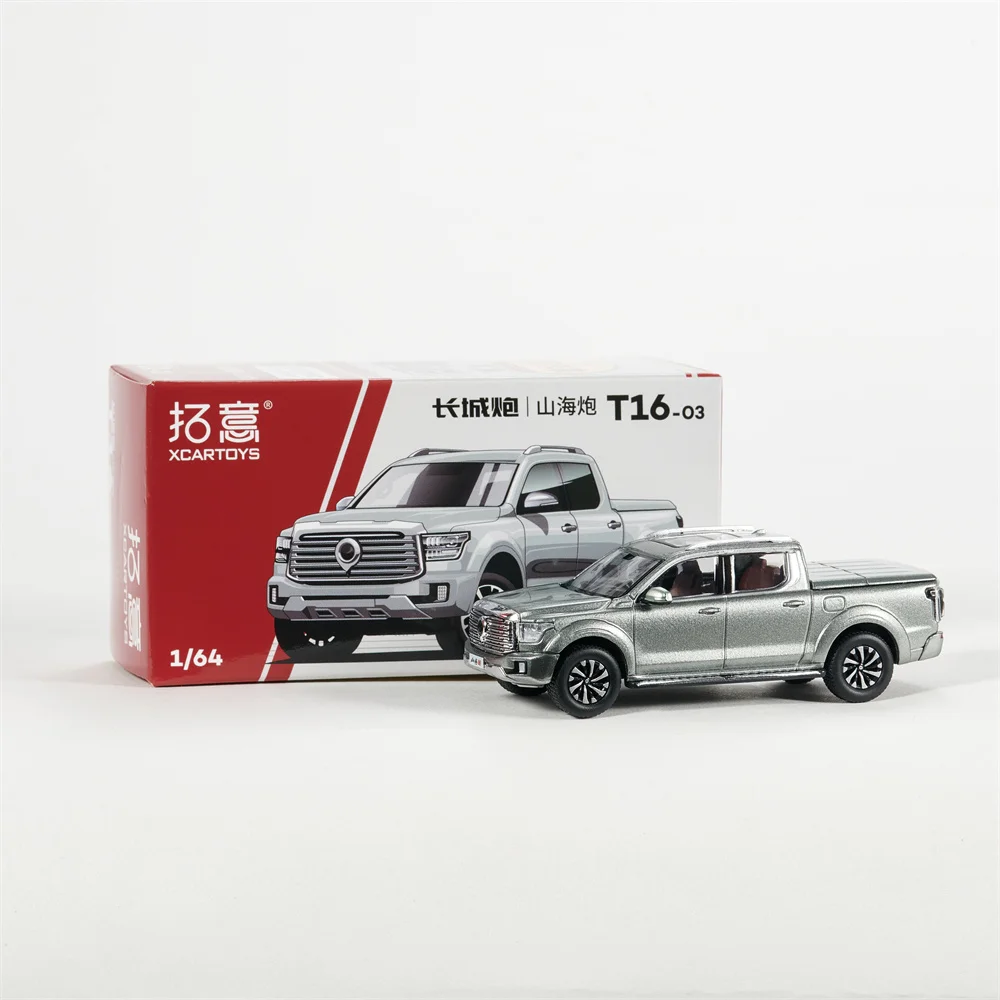 Xcartoys 1/64 Great Wall Motor PICKUP Shanhai POER Vintage Diecast Toys Premium Model samochodu wyścigowego Pojazd dla chłopców Prezenty