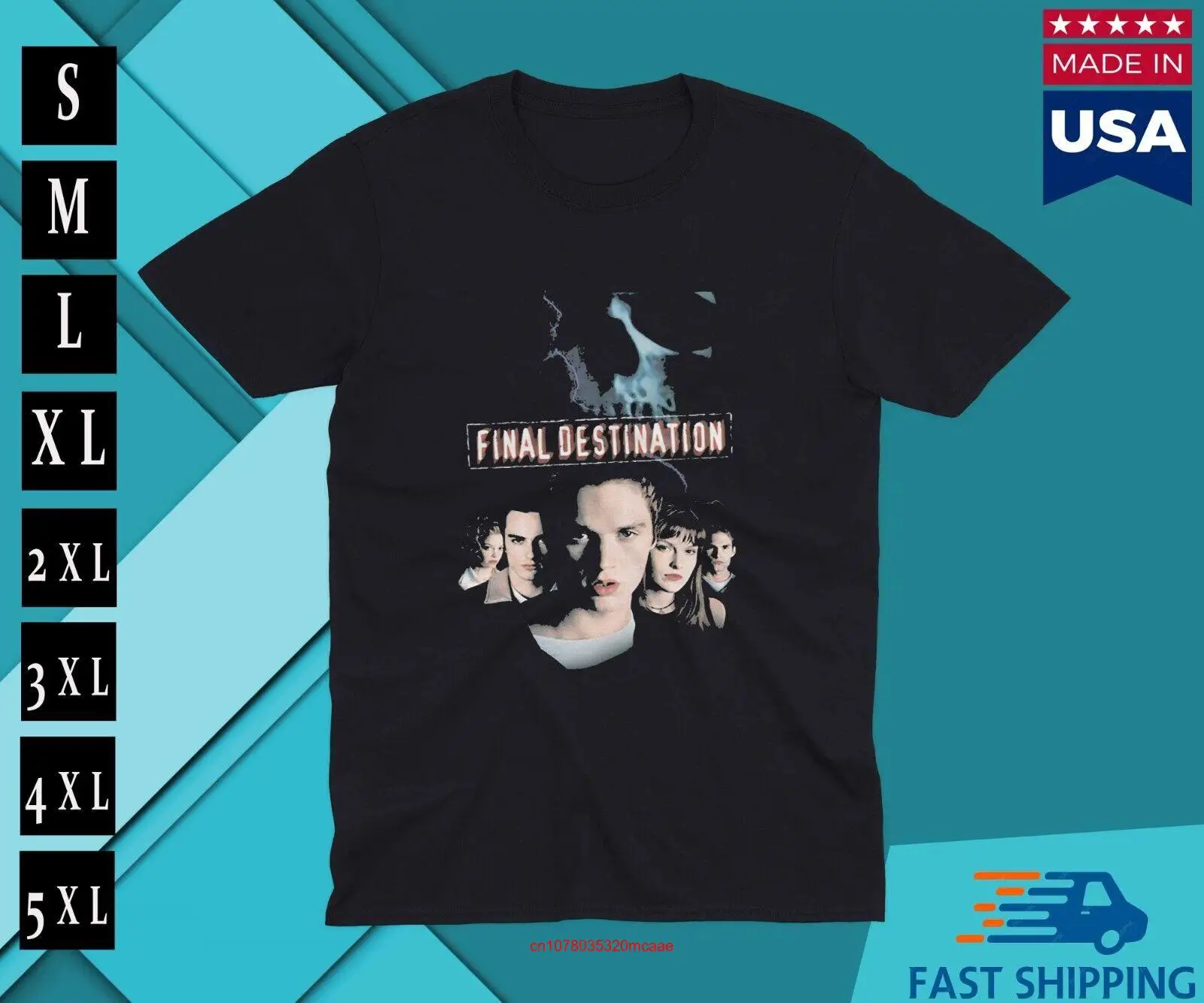 Футболка с длинным или коротким рукавом для конечного назначения из фильма США