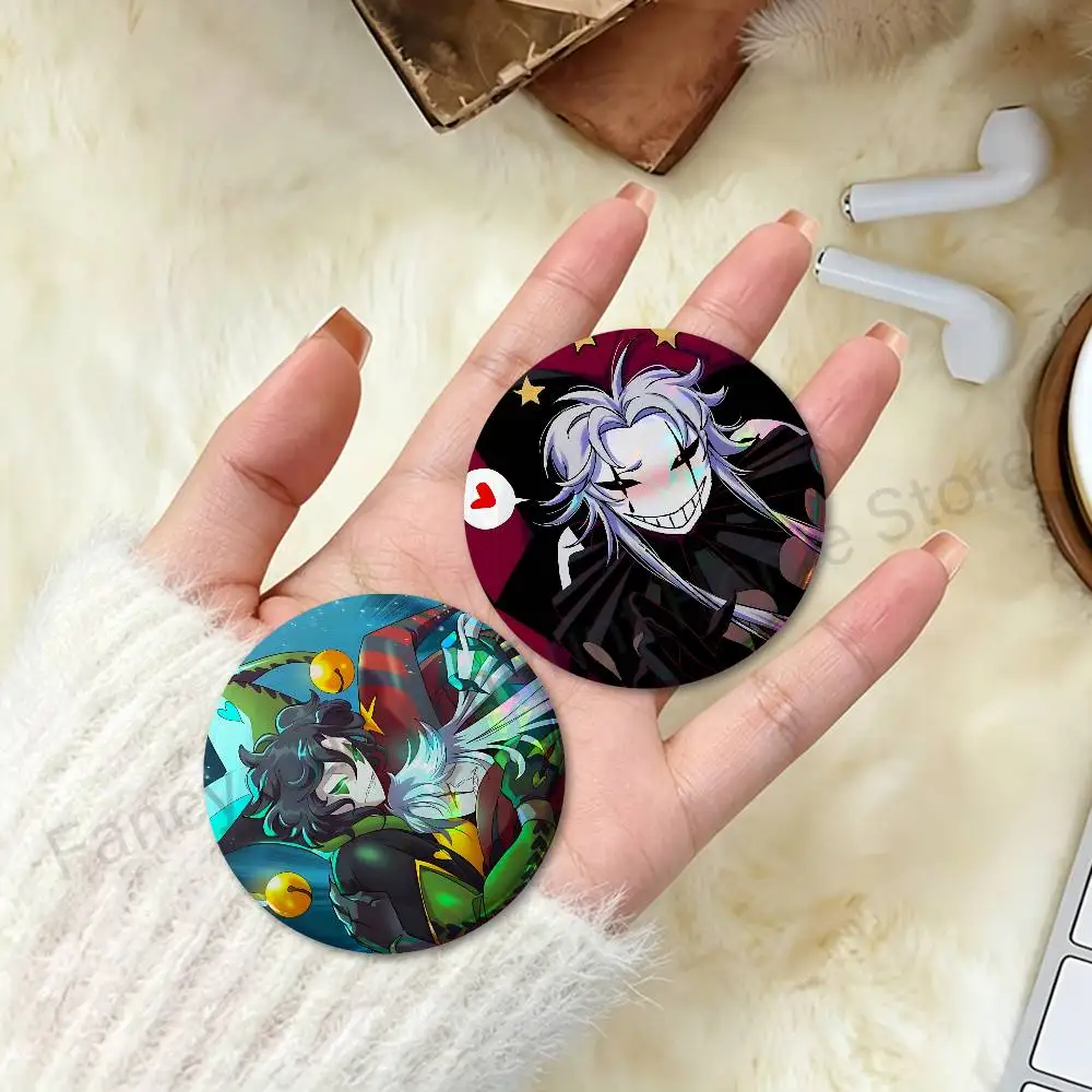 F-Freak Pierrot C-Circus 58mm 44mm HD Print Brooch Badges Pretty Derby Round Display Brooches Lapel Pins