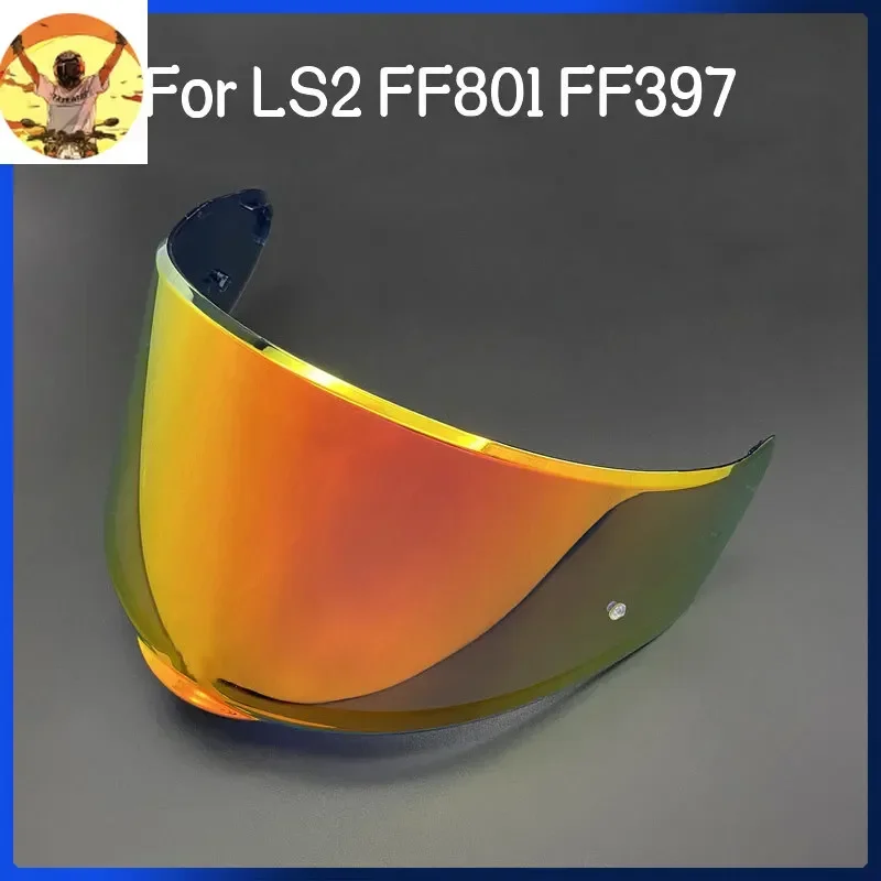 For LS2 FF801 FF397 Thunder Face Shield Windshield Motorcycle Helmet Full Visor Full Face Helmet Shield Lens Moto Accessories