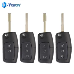 2/3 Tasten Remote Auto Schlüssel Shell für Ford Mondeo Fokus 2 3 Fiesta C Max s Max Galaxy Fusion ka Chave verbinden kein Logo ungeschnittene Klinge