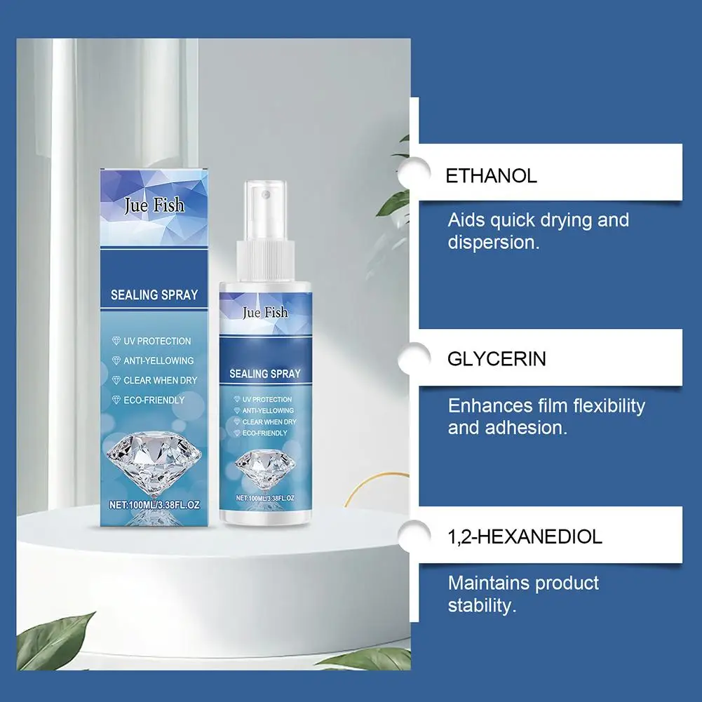 Acrylic Stone Painting Sealing Spray Diamond Painting Sealant Spray Quick Dry Clear Diamond Artwork Fixing Protective Spray