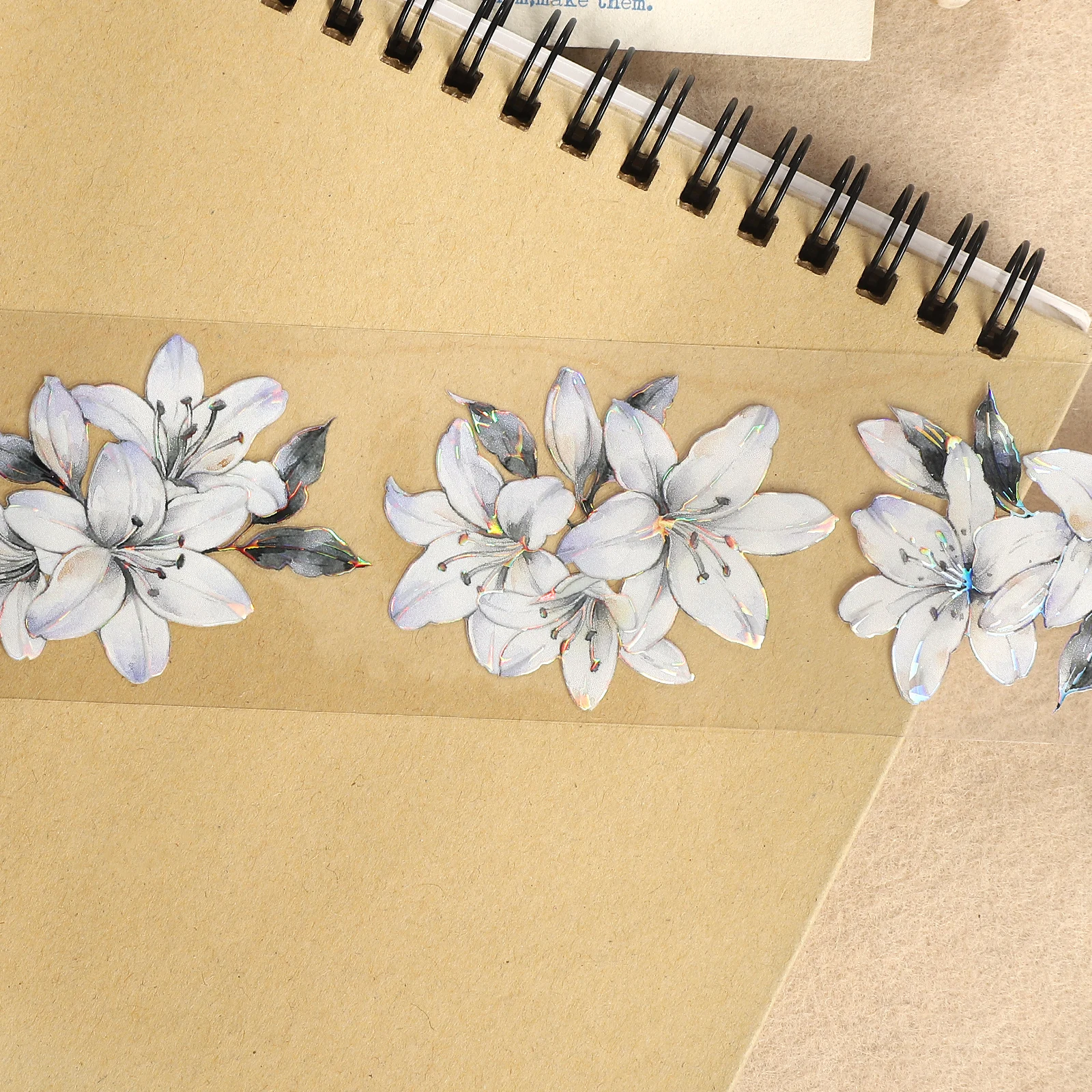 fita-pet-vintage-de-50mm-5m-com-flores-de-lirio-para-paisagens-material-criativo-diy-para-diario-colagem-e-scrapbooking