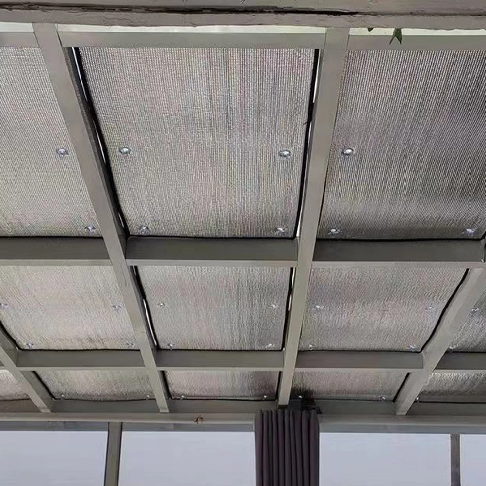 

Insulation Film 50x100 Double Sided Aluminum Foil for Sunroom Factory Supermarket Privacy Blocking Reflective Thermal UV