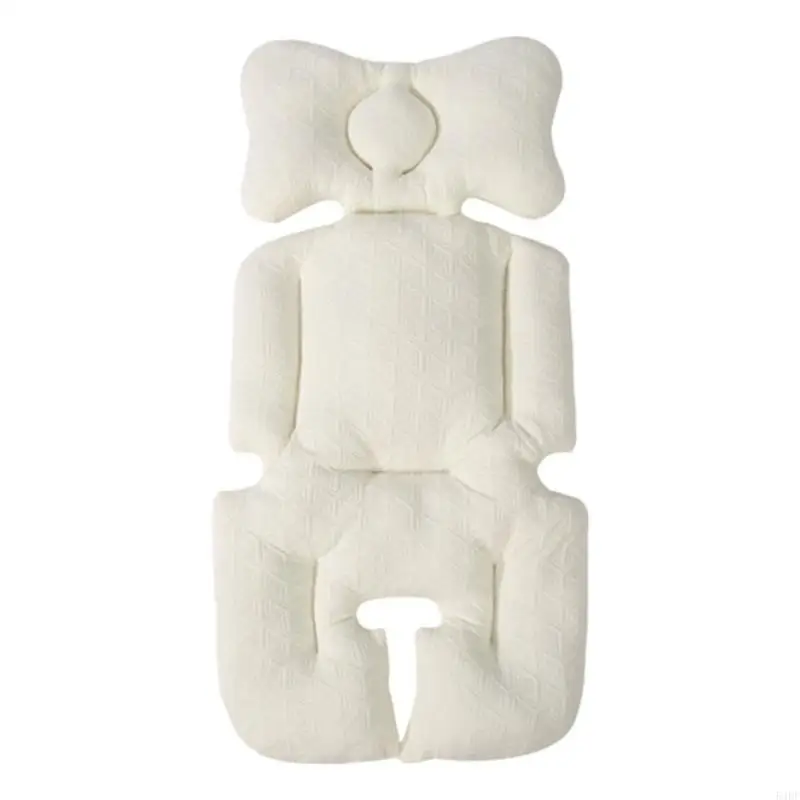 54DF كرسي سيارة للأطفال الرضع إدراج مريح عربات الأطفال وسادة الصغار عربة بطانة إدراج لعربات الأطفال تحمل سلة