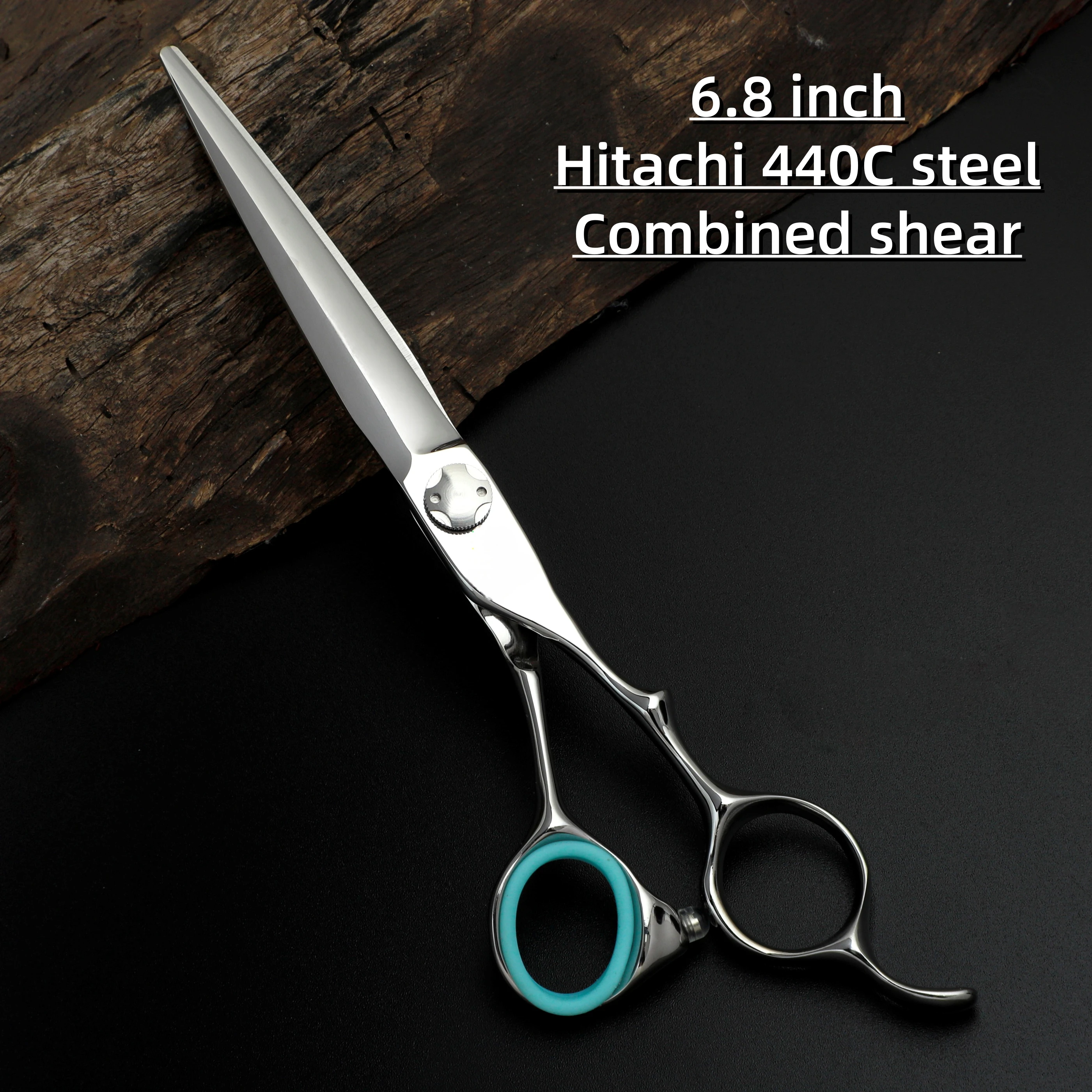 Professional hairdressing scissors，6-6.5-6.8 inches 440c steel Barber scissors， Sharp and durable Barbershop hair cutting tools