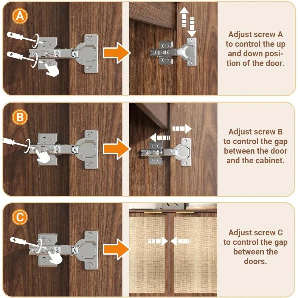 حامل تلفزيون الروطان لغرفة المعيشة خزانة تلفزيون المزرعة مع وحدة تخزين كبيرة للتلفزيون الطويلة بوهو لأجهزة التلفاز حتى 55/65/75/85 بوصة لـ B #5